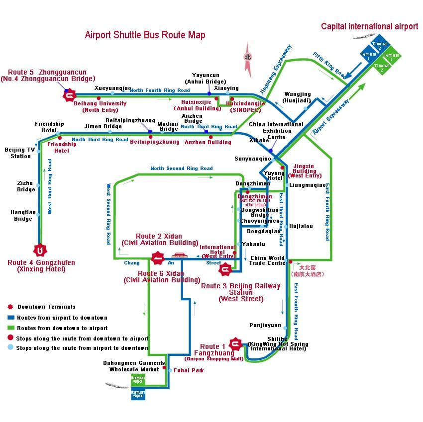 mapa Shenzhen autobusa