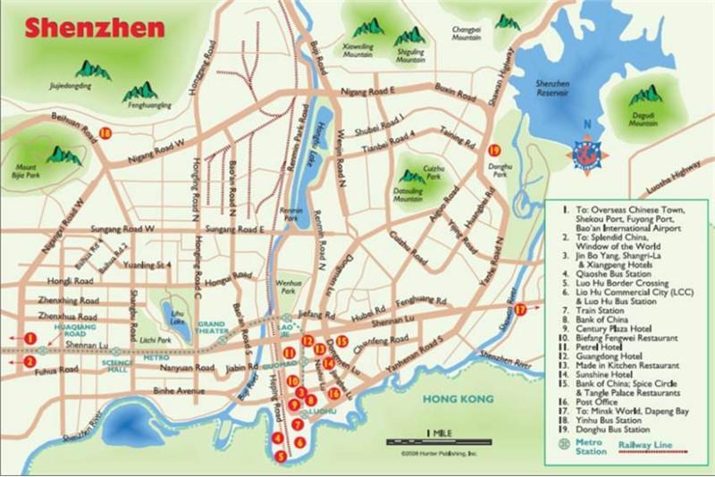 mapa Shenzhen erosketak