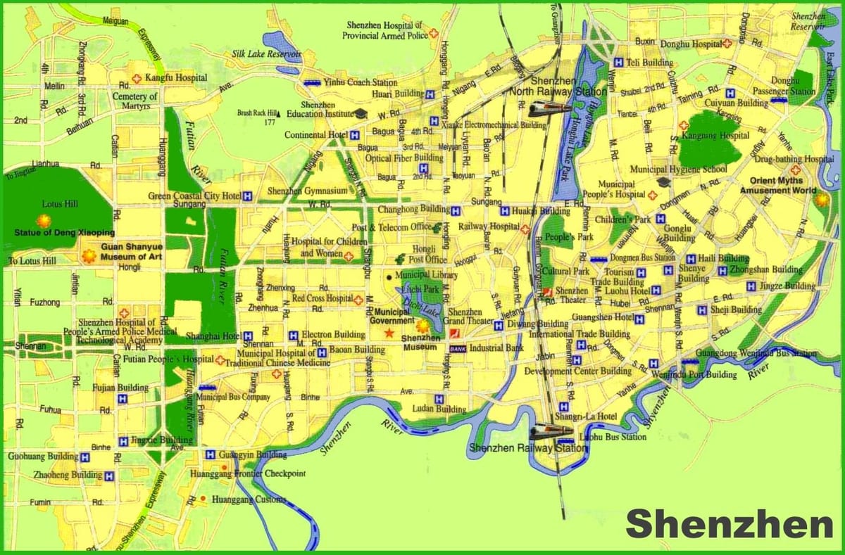 mapa Shenzhen offline