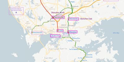 Szx aireportuko mapa