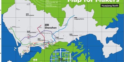 Mapa Shenzhen mapa arduradunek